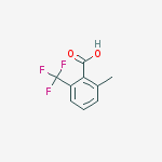 2-methyl-6-(trifluoromethyl)benzoic Acid结构式