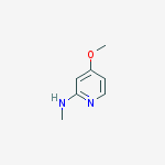 Structure of 4-methoxy-N-methylpyridin-2-amine