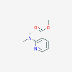 2-MethylaMino-nicotinic acid Methylester结构式