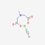 Structure of Acetyleneboronic  acid  MIDA  ester,  Acetynylboronic  acid  MIDA  ester,  Ethyneboronic  acid  MIDA  ester