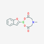 Structure of 2-(Benzofuran-2-yl)-6-methyl-1,3,6,2-dioxazaborocane-4,8-dione,  2-Benzofuranboronic  acid  MIDA  ester
