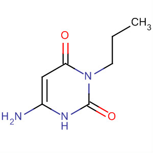 2,4(1H,3H)-Pyrimidinedione, 6-amino-3-propyl-结构式