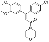 Chemical structure of Dimethomorph