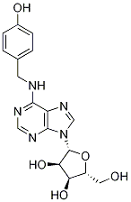 Structure of Adenosine, N-[(4-hydroxyphenyl)methyl]-