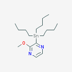 Structure of 2-METHOXY-3-(TRIBUTYLSTANNYL)PYRAZINE