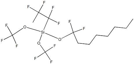 Structure of Dodecafluoroheptylpropyltrimethoxysilane