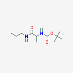 Structure of DL-tert-Butyl N-[1-(propylcarbamoyl)ethyl]carbamate