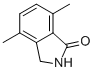 Structure of 4,7-DIMETHYL-2,3-DIHYDRO-ISOINDOL-1-ONE