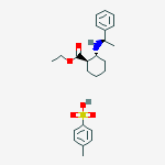Structure of (1S,2R)-ethyl 2-((R)-1-phenylethylamino)cyclohexanecarboxylate 4-methylbenzenesulfonate