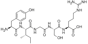 Structure of TYR-ILE-GLY-SER-ARG