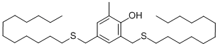 Structure of 2,4-Bis(dodecylthiomethyl)-6-methylphenol