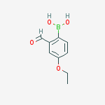 Chemical structure of (4-Ethoxy-2-formylphenyl)boronic acid