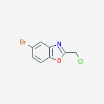 Chemical structure of 5-bromo-2-(chloromethyl)Benzoxazole