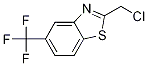 Structure of Benzothiazole, 2-(chloroMethyl)-5-(trifluoroMethyl)-
