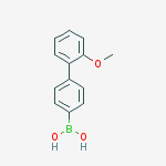 Structure of 4-(2-methoxyphenyl)phenylboronic acid