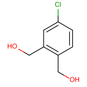 Structure of 1,2-Benzenedimethanol, 4-chloro-