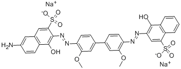 Structure of Direct Blue 151