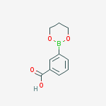 Structure of 3-(1,3,2-Dioxaborinan-2-yl)benzoic acid