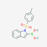 Structure of [1-(4-methylphenyl)sulfonylindol-2-yl]boronic Acid