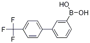 Structure of [4'-(trifluoromethyl)-3-biphenylyl]boronic Acid