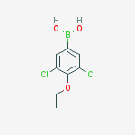 Structure of (3,5-Dichloro-4-ethoxyphenyl)boronic acid