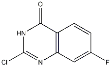 Structure of 4(3H)-Quinazolinone,2-chloro-7-fluoro-