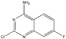Structure of 4-Quinazolinamine,2-chloro-7-fluoro-