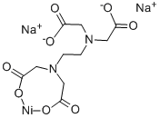 Structure of ETHYLENEDIAMINETETRAACETIC ACID DISODIUM NICKEL SALT