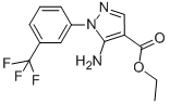 5-AMINO-1-[5-(FLUOROMETHYL)PHENYL]-1H-PYRAZOLE-4-CARBOXYLIC ACID ETHYL ESTER结构式