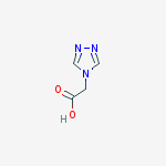 4H-1,2,4-triazol-4-ylacetic acid结构式
