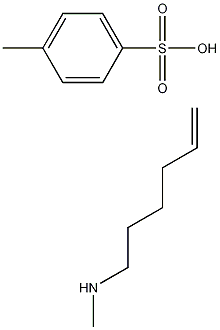 Structure of N-Methylhex-5-en-1-amine 4-methylbenzenesulfonate
