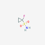 Structure of 1-fluorocyclopropane-1-sulfonamide