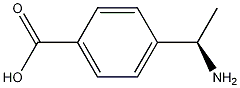 (R)-4-(1-氨基乙基)苯甲酸结构式