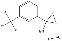 Structure of 1-(3-(trifluoromethyl)phenyl)cyclopropanamine hydrochloride
