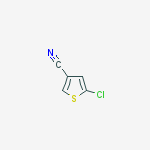 Structure of 5-chlorothiophene-3-carbonitrile