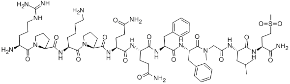 Structure of (SAR9,MET(O2)11)-SUBSTANCE P