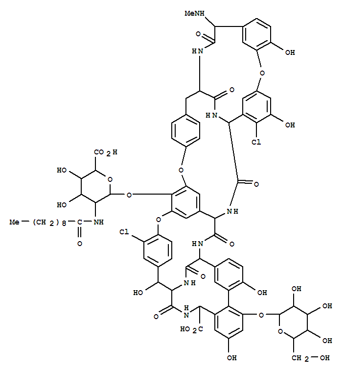 Structure of parvodicin A