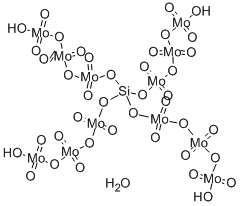 Structure of 12-MOLYBDOSILICIC ACID HYDRATE