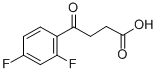 Structure of 3-(2,4-DIFLUOROBENZOYL)PROPIONIC ACID