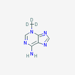 Structure of 3-METHYL-D3-ADENINE