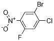 1-溴-2-氯-4-氟-5-硝基苯结构式