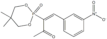 Structure of 3-(5,5-dimethyl-2-oxo-1,3,2-dioxaphorinane-2-yl)-4-(3-nitrophenyl)-bu-3-en-2-one