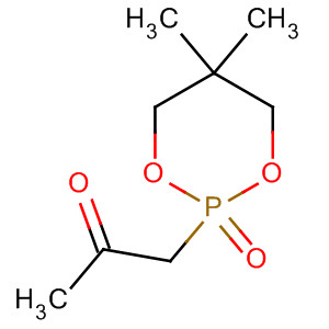Structure of 2-Propanone, 1-(5,5-dimethyl-1,3,2-dioxaphosphorinan-2-yl)-, P-oxide