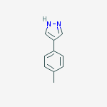 Structure of 1H-Pyrazole, 4-(4-methylphenyl)