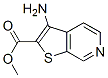 THIENO[2,3-C]PYRIDINE-2-CARBOXYLIC ACID 3-AMINO-,METHYL ESTER结构式