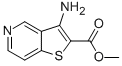 Structure of 3-AMINO-THIENO[3,2-C]PYRIDINE-2-CARBOXYLIC ACID METHYL ESTER