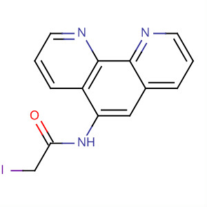 Structure of Acetamide, 2-iodo-N-1,10-phenanthrolin-5-yl-