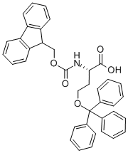 Structure of FMOC-HOMOSER(TRT)-OH
