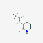 Structure of N-(2-oxopiperidin-3-yl)pivalaMide