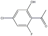 1-(4-chloro-2-fluoro-6-hydroxyphenyl)Ethanone结构式